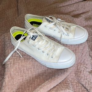 All white converse